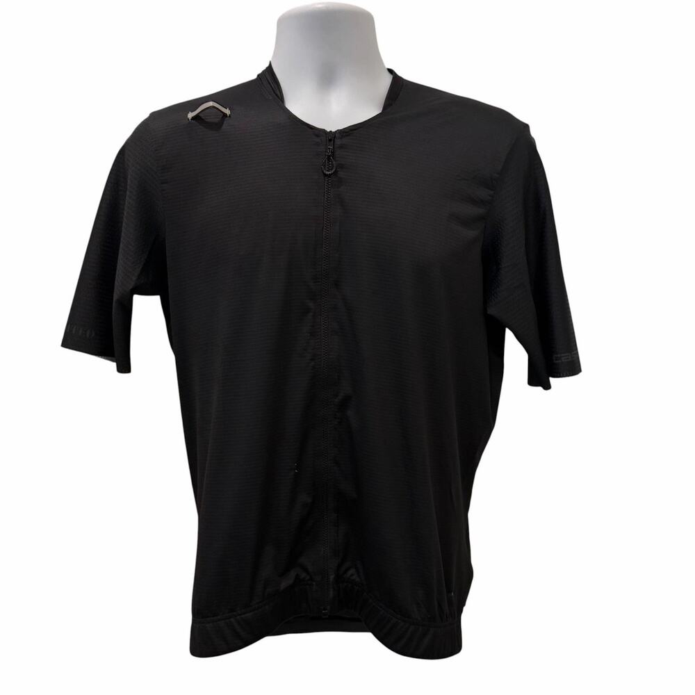 Castelli Cycling Jersey Mens 2XL Black Unlimited Full Zip Pockets Bike Top